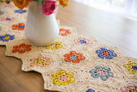 Flower Table Runner