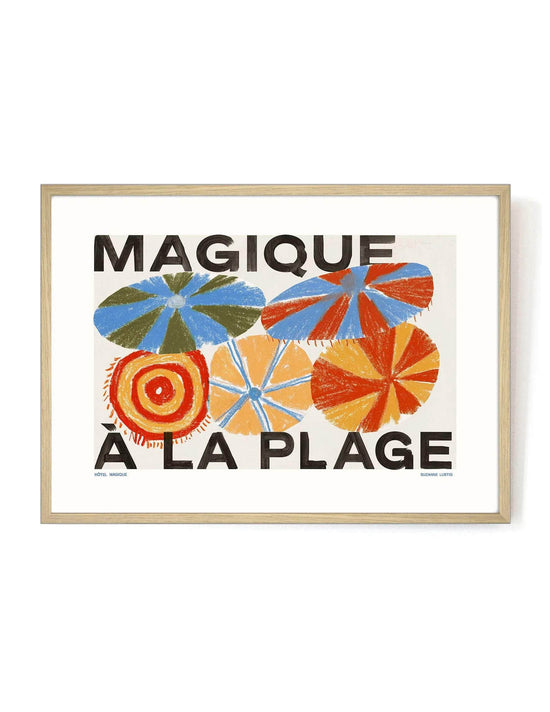 Magique à la Plage Art Print by Suzanne Lustig