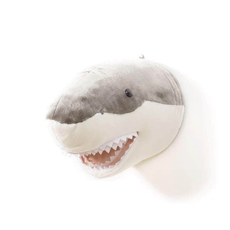 Jack the Shark Wall Mounted Plush Head