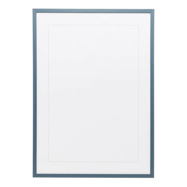 Petrol Blue Solid Wood Frame