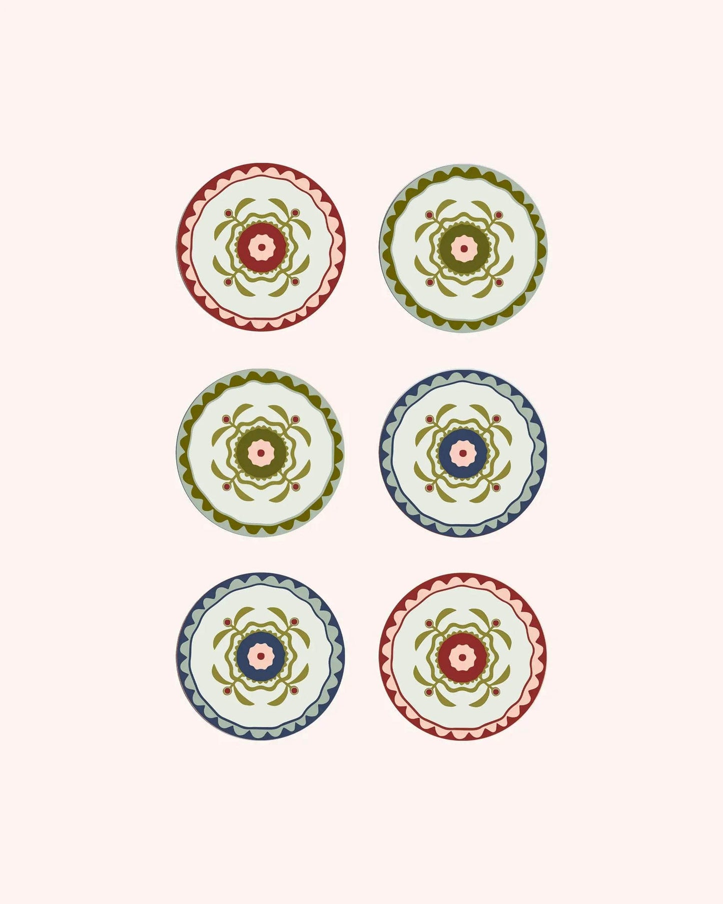Patchwork Coasters (Set of 6)