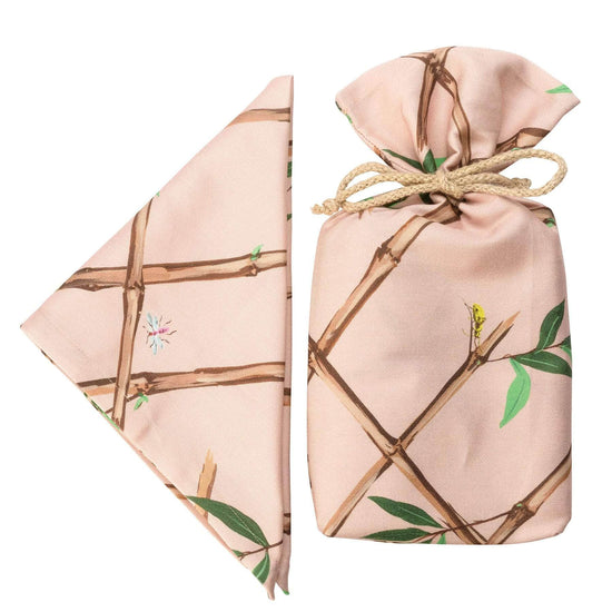 Pink Bamboo Napkins Set of 4