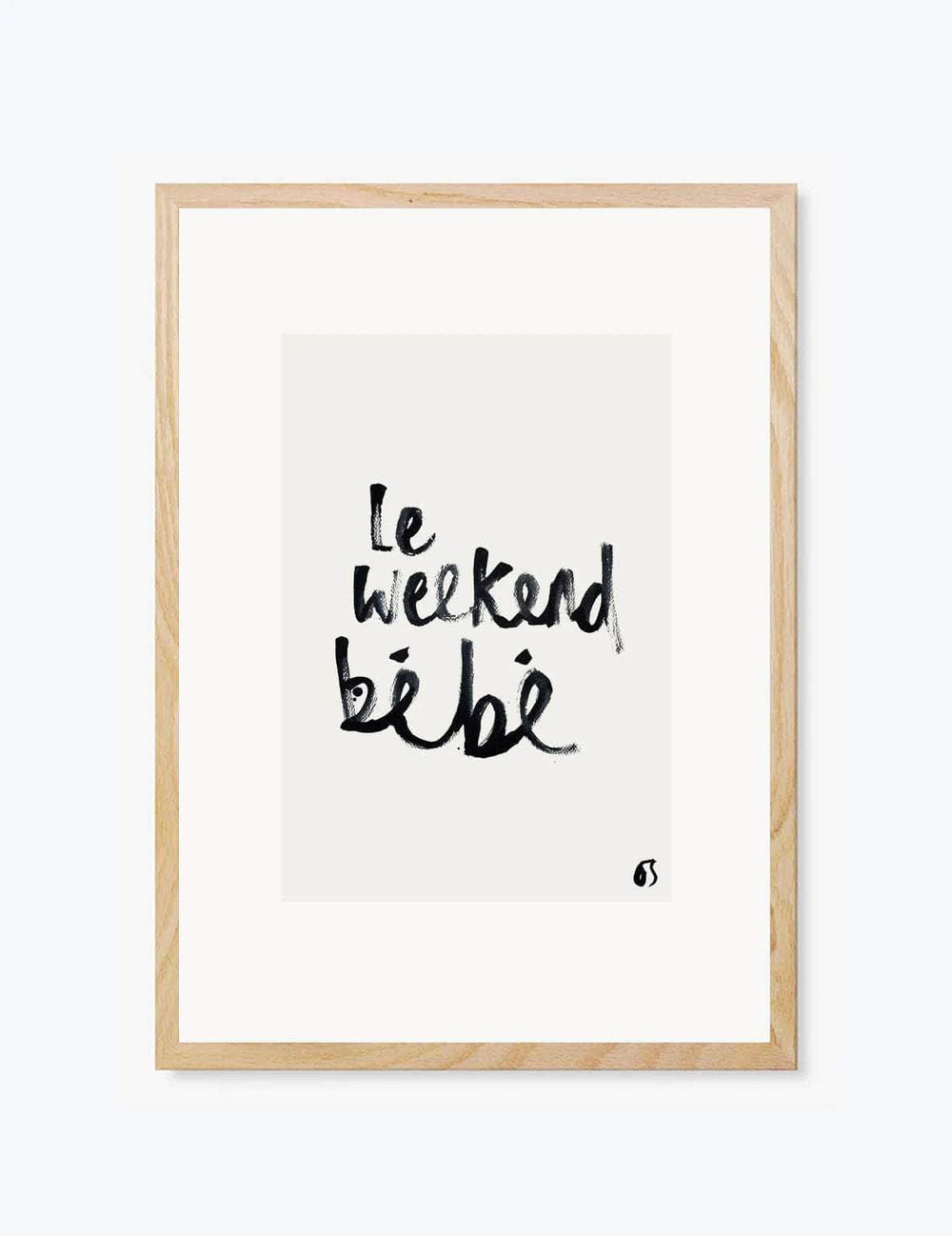 Le Weekend Bébé | Wall Art Print