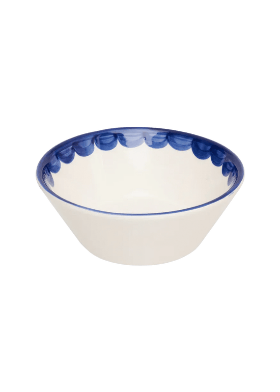 Blue Scallop Bowl