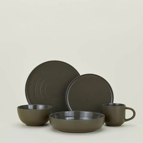 Essential Large Bowl - Set Of 4, Olive