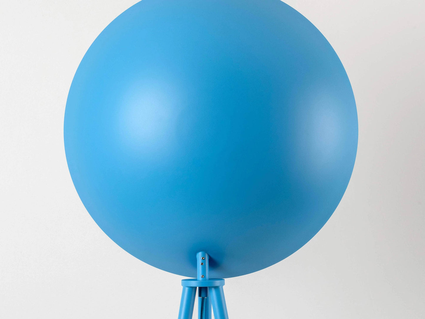 Pool blue diffuser floor lamp