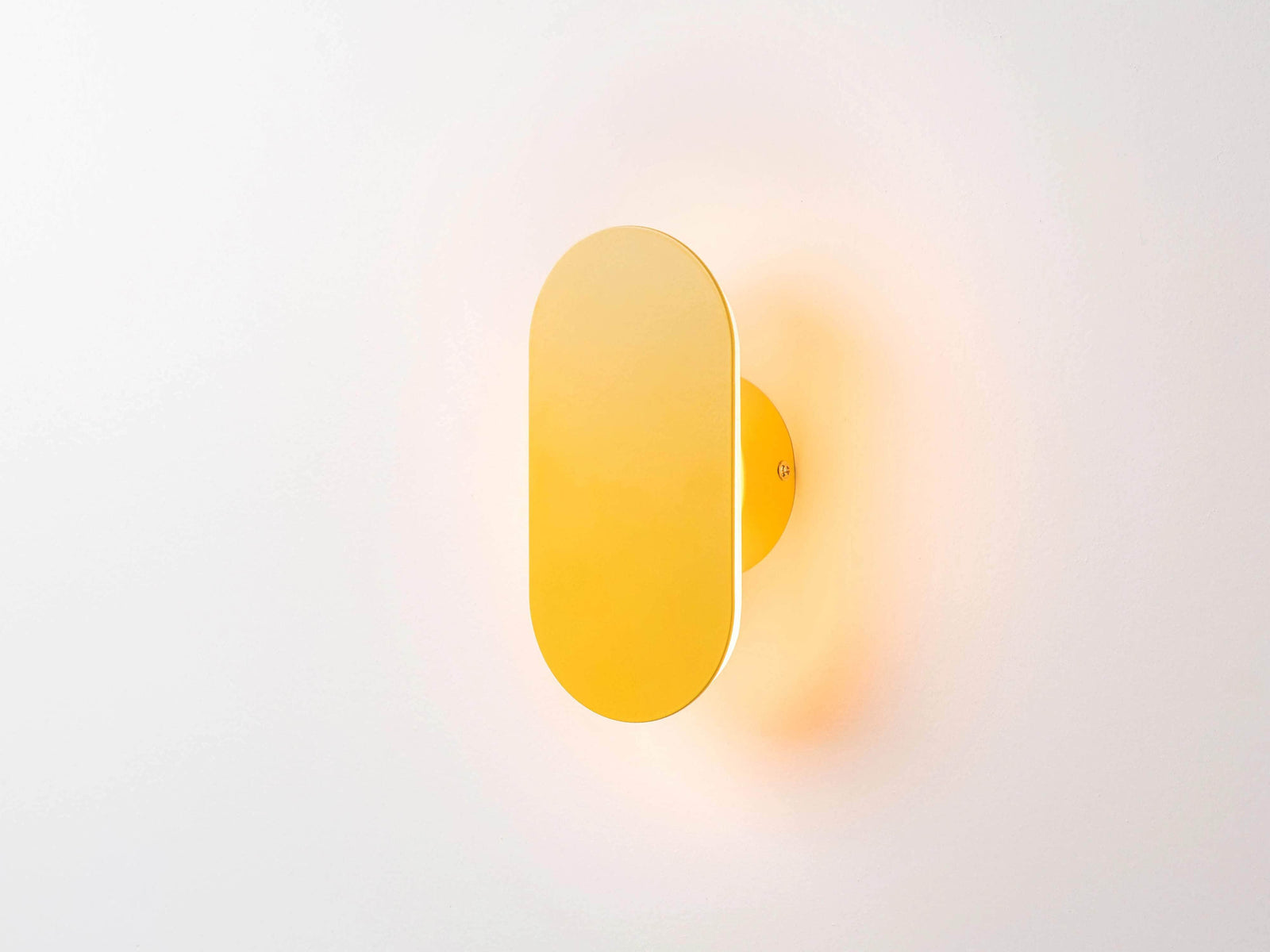 Yolk yellow mini diffuser wall light