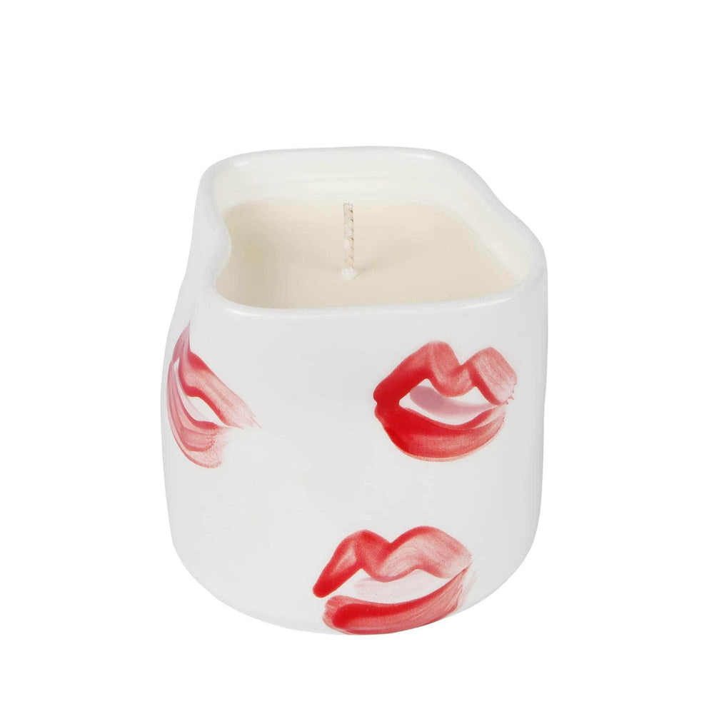 Red and White Kiss Candle