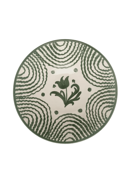 Large Green Serving Bowl
