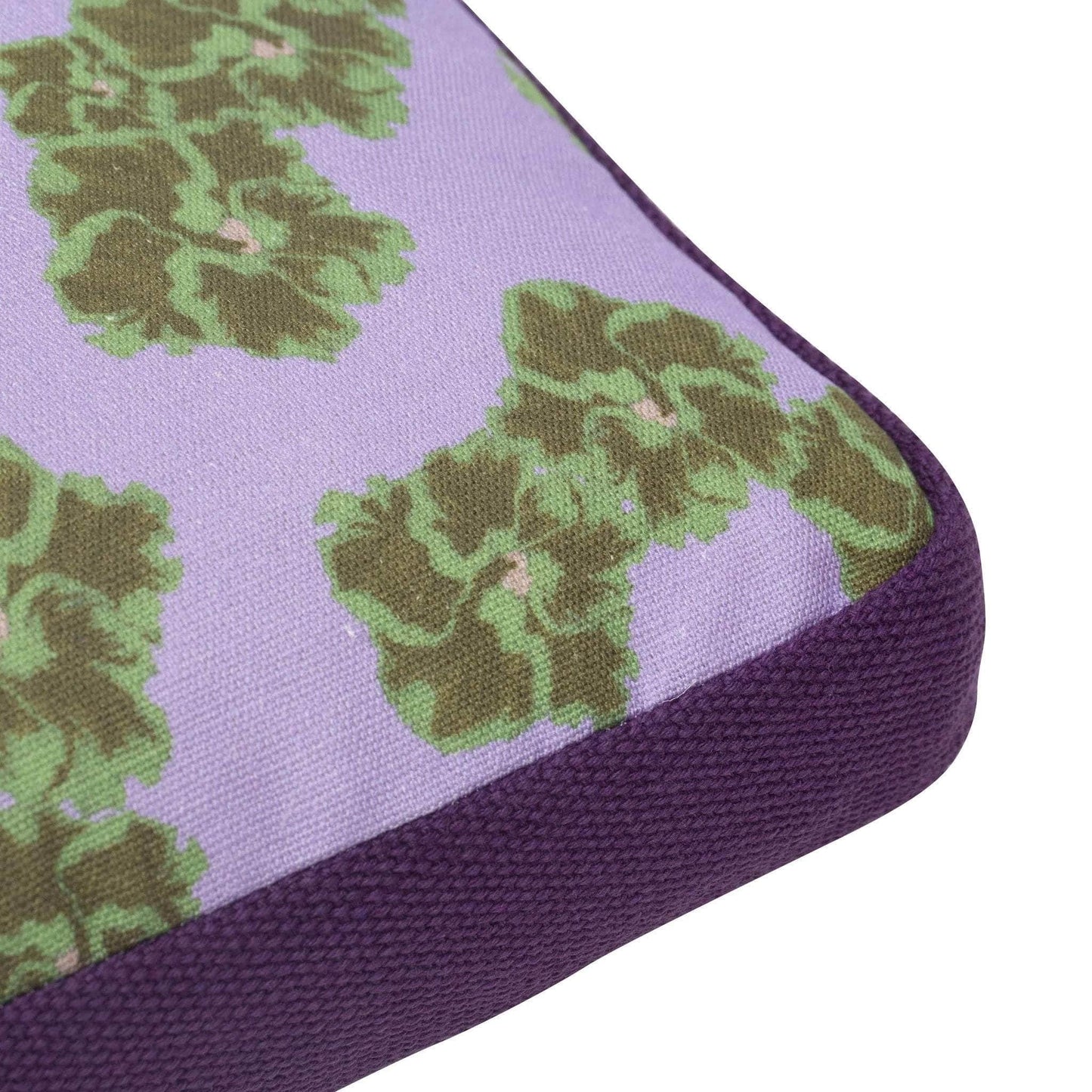 Kpokpo Ronko Hibiscus Lilac Cushion