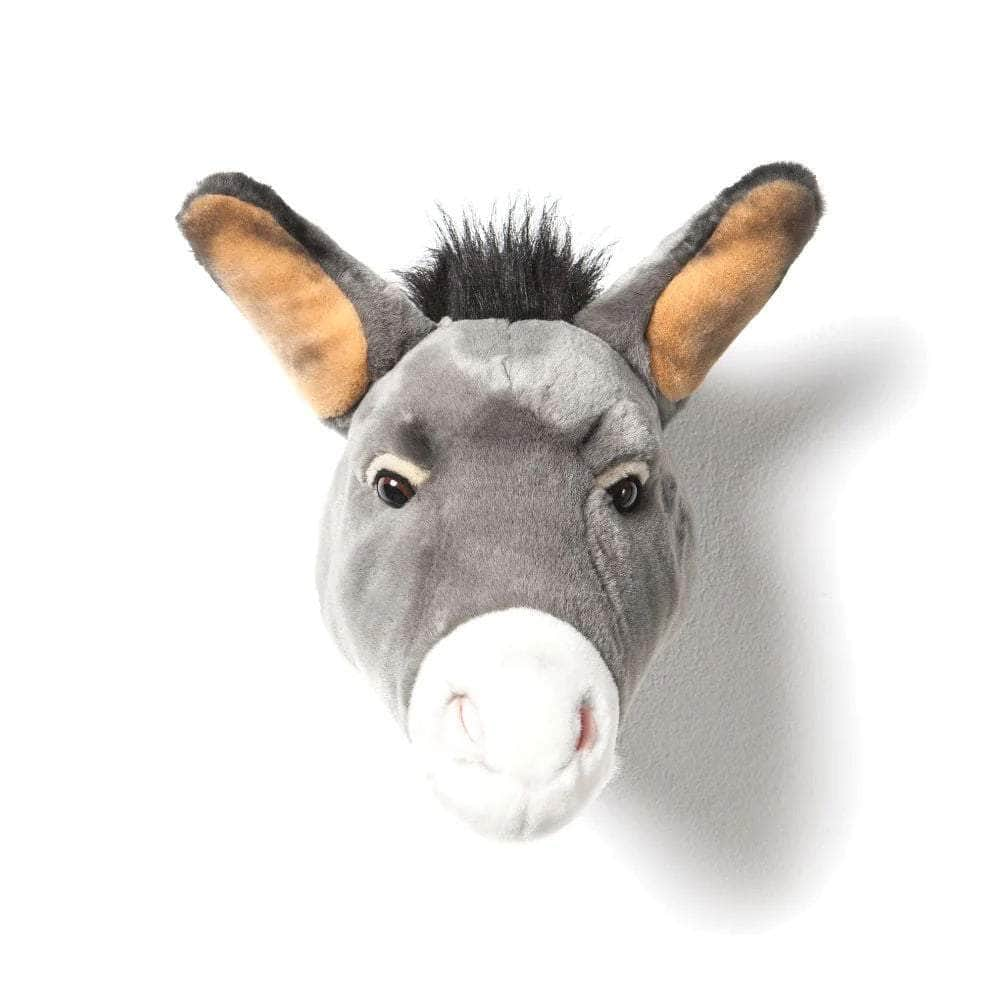 Francis the Donkey Wall Mounted Plush Head