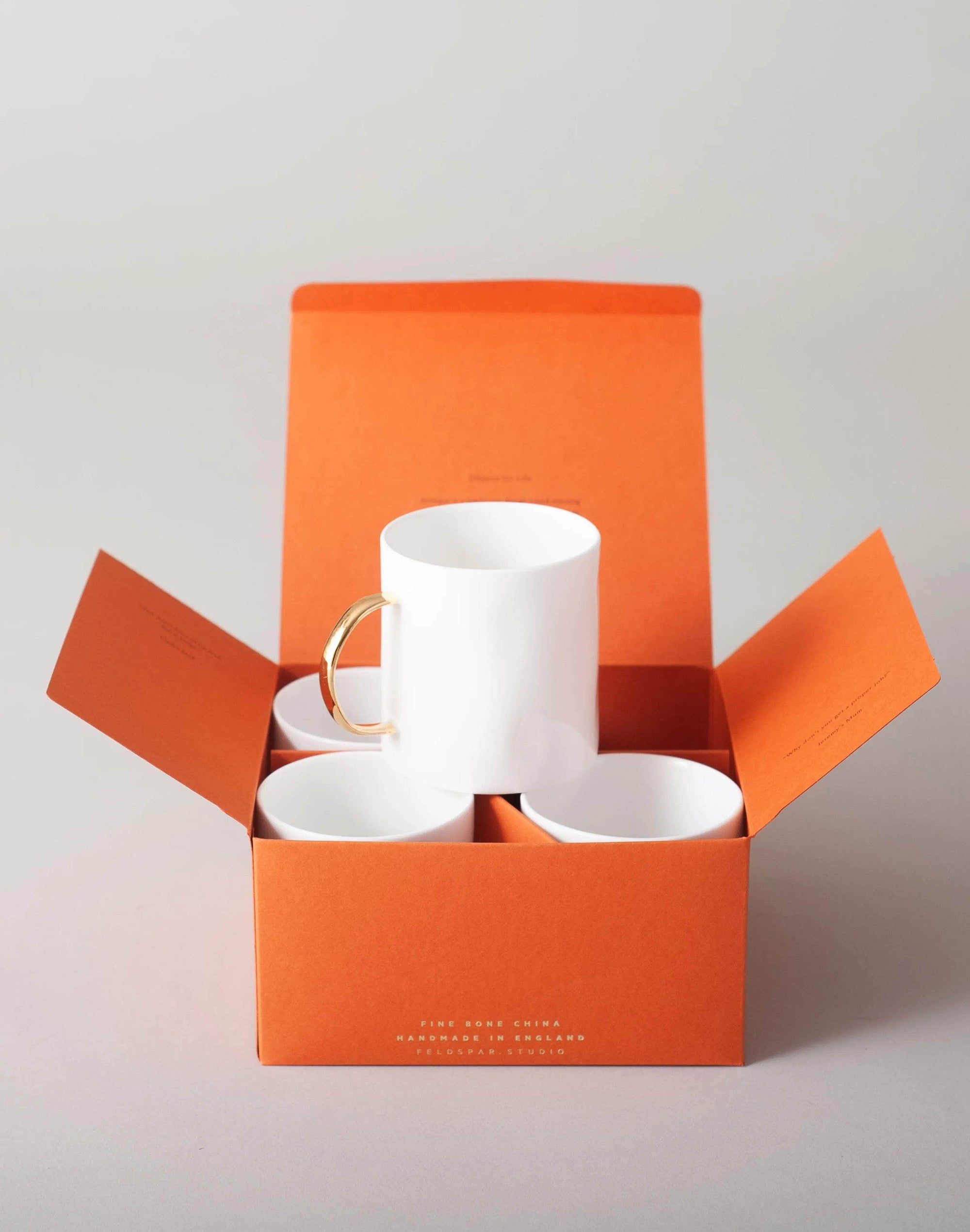 Set of Four 7oz Coffee Mugs