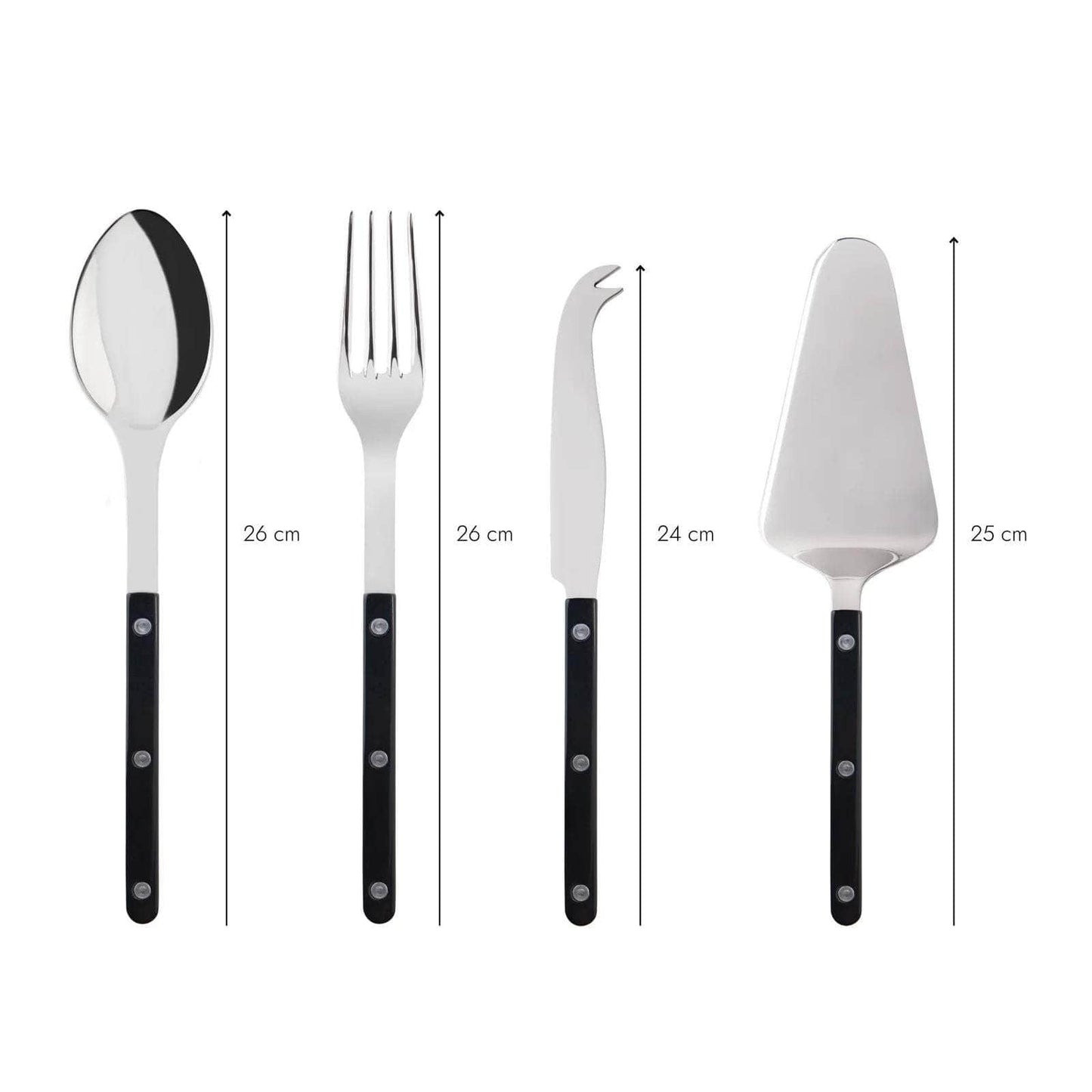 Load image into Gallery viewer, Bistrot 4 pc Cutlery Set | Black

