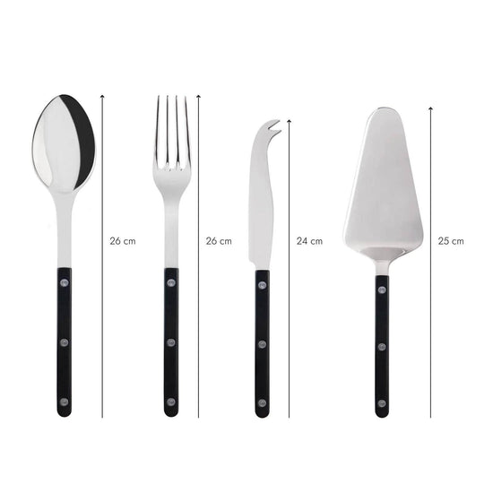 Bistrot 4 pc Cutlery Set | Black
