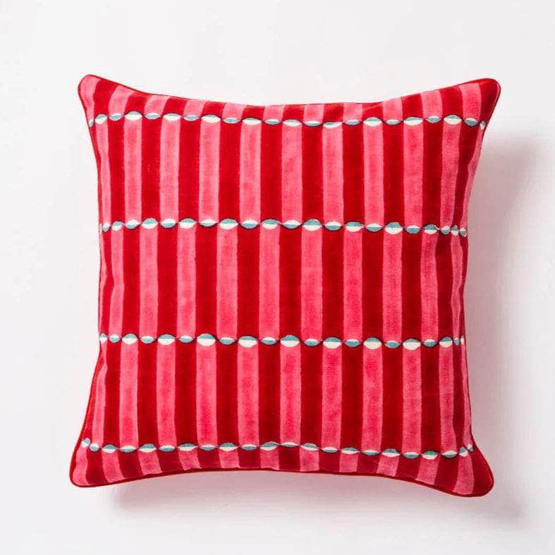 Piped Luna Pink Cushion