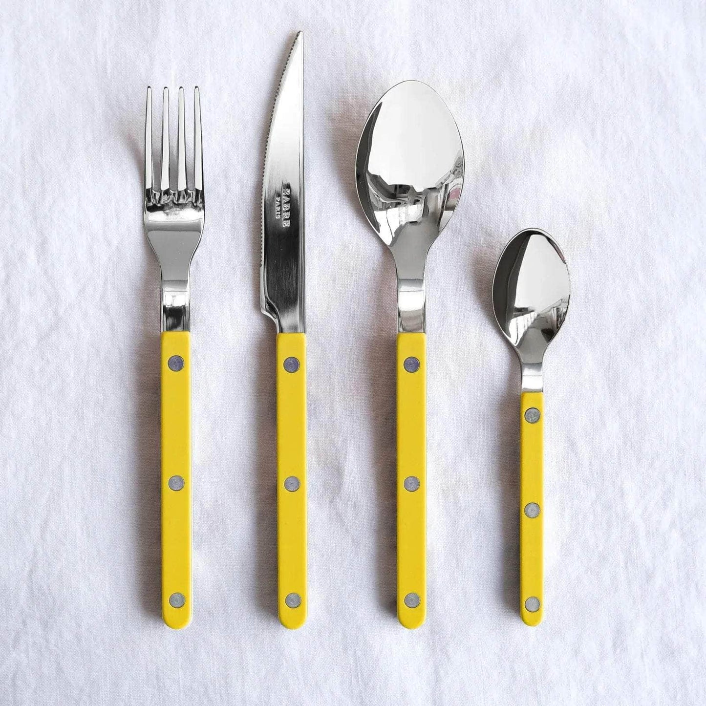 Bistrot 4 PC Cutlery Set | Yellow