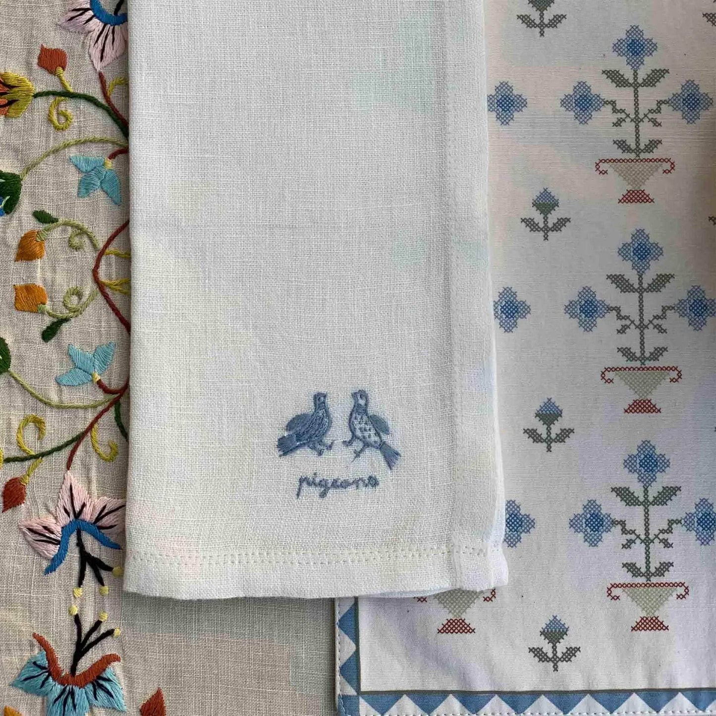 Bird Napkin (Set Of Three)