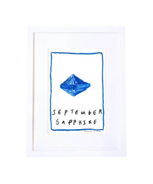 September Birthstone Art Print