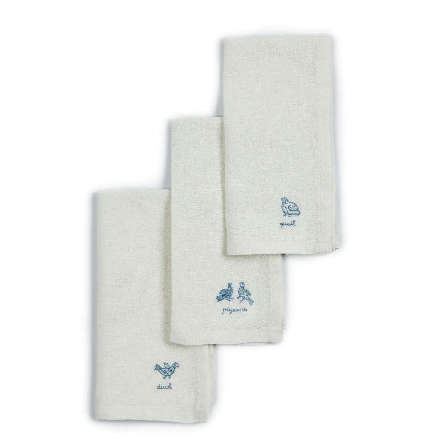 Bird Napkin (Set Of Three)