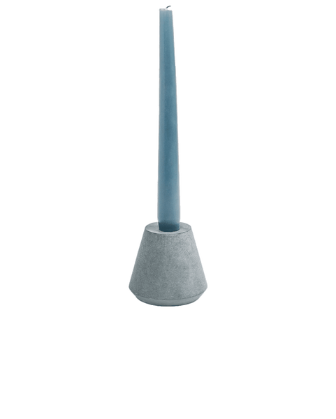 Cone of Stone Candle Holder