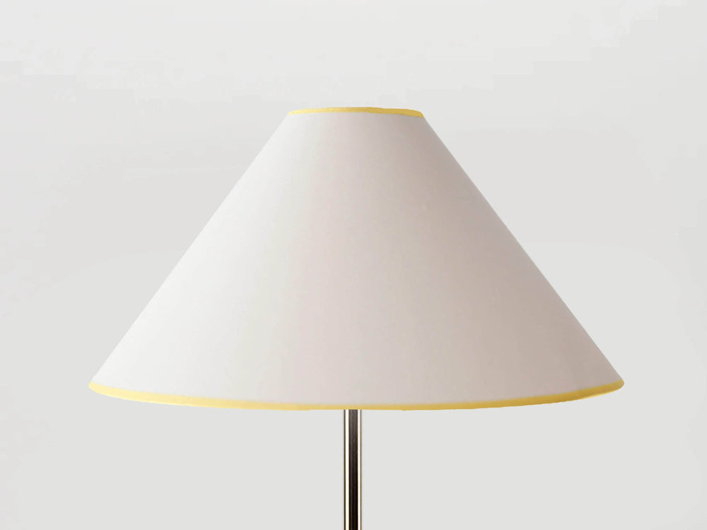 White cone light shade