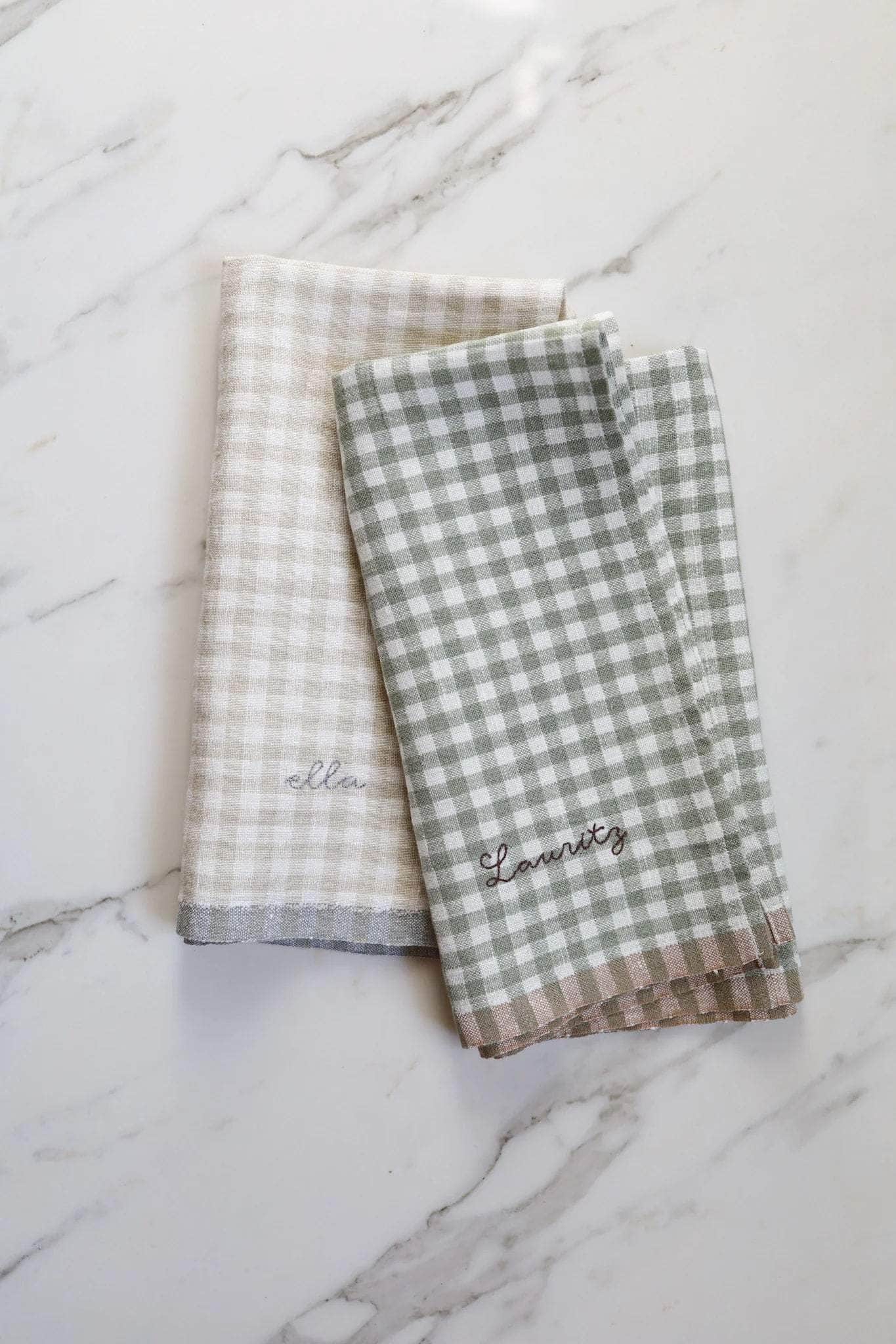 Gingham linen Napkin