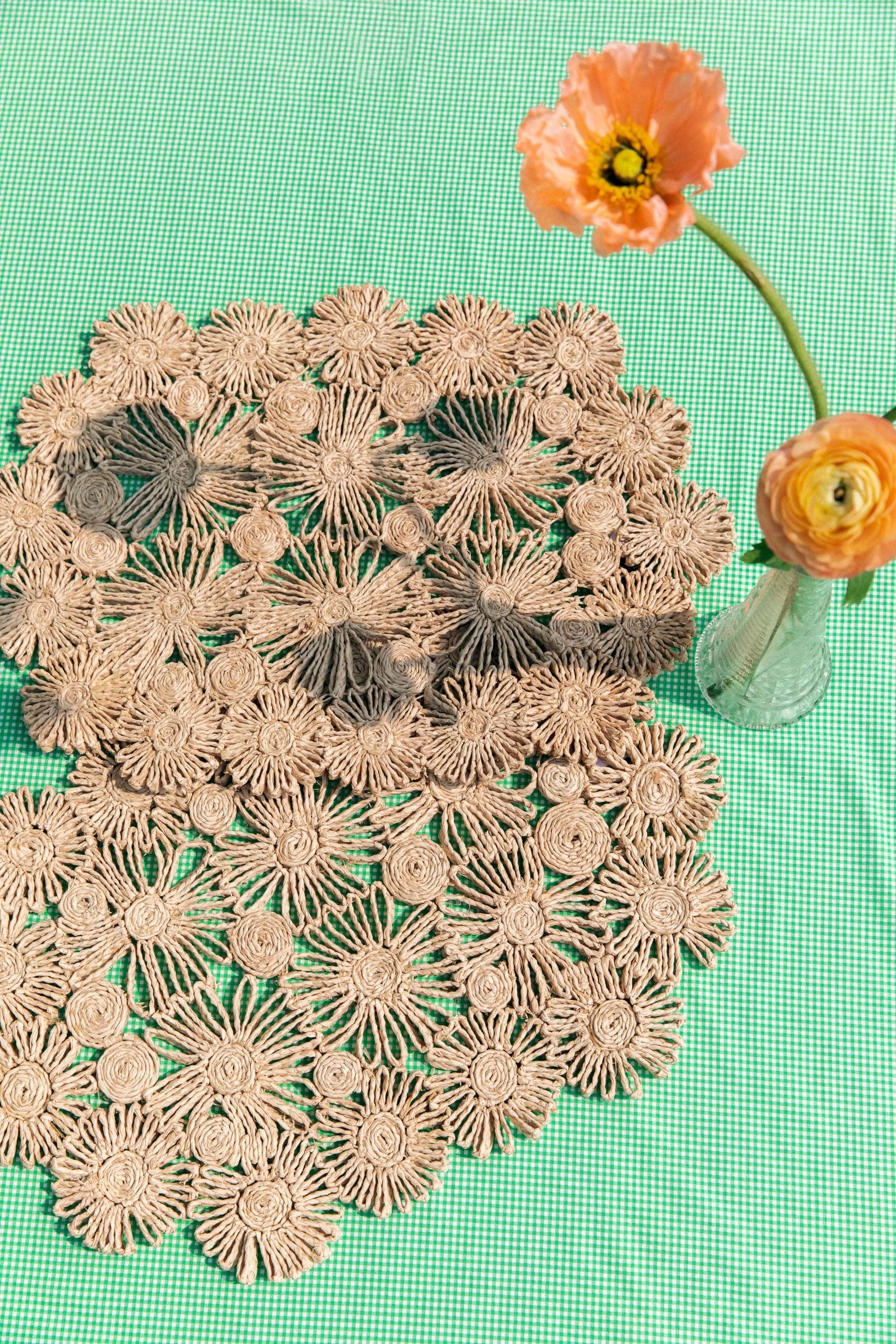 Fleur Raffia Placemat