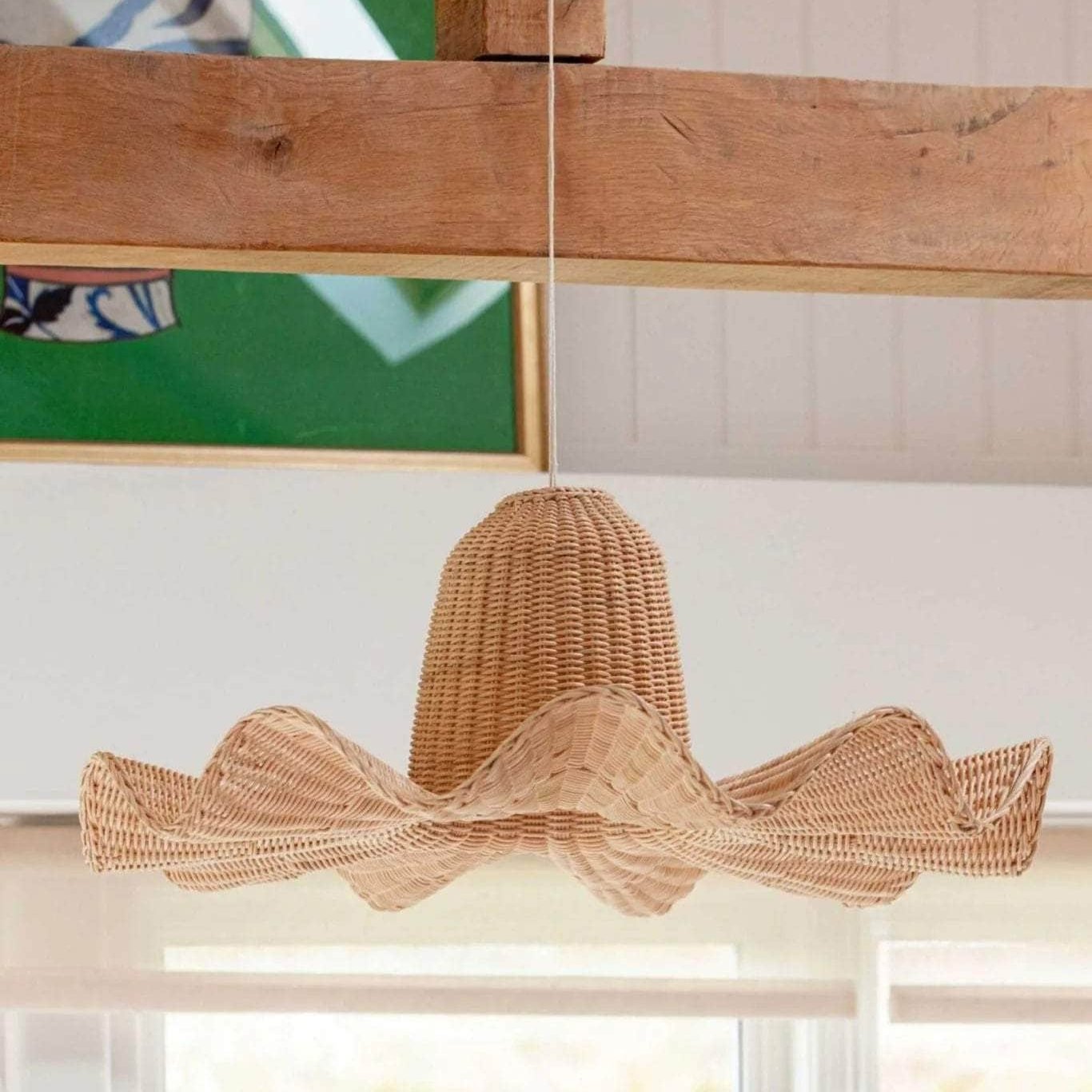 Luna Rattan Pendant shade (XL)