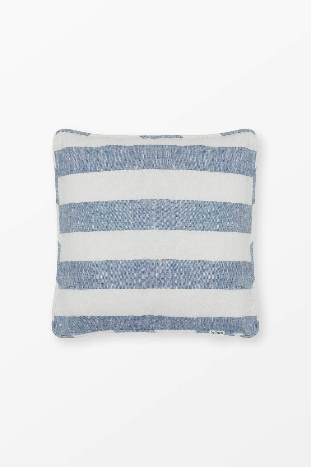 Linen Cushion Cabana Stripe Blue