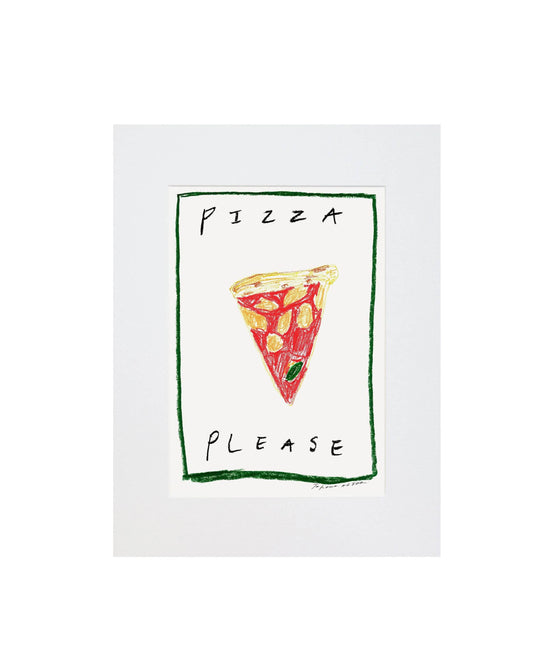 Pizza Please Art Print