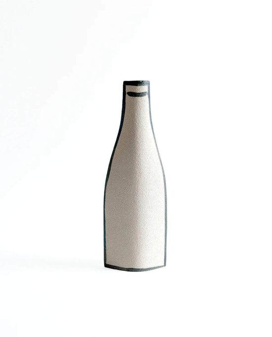 Ceramic Vase ‘Morandi Bouteille - Black’