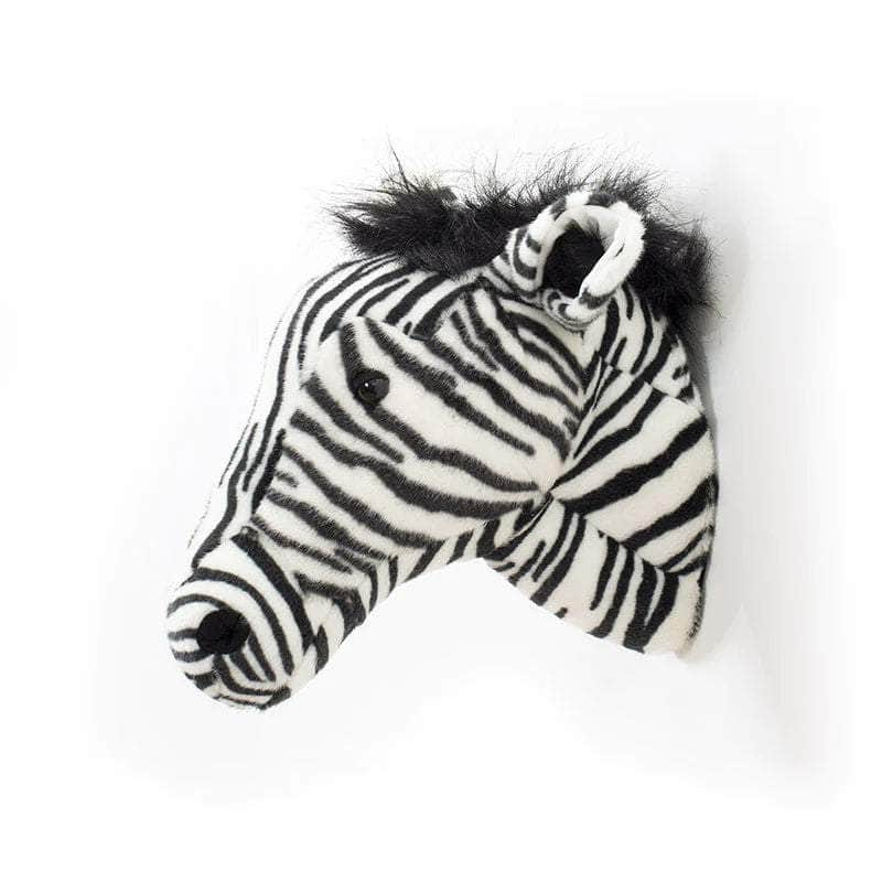 Daniel the Zebra Wall Mounted Plush Head