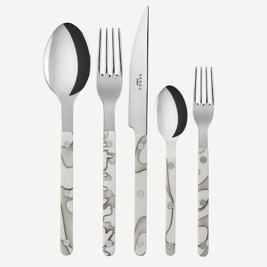 Bistrot Dune 5Pc Cutlery Set | Ivory