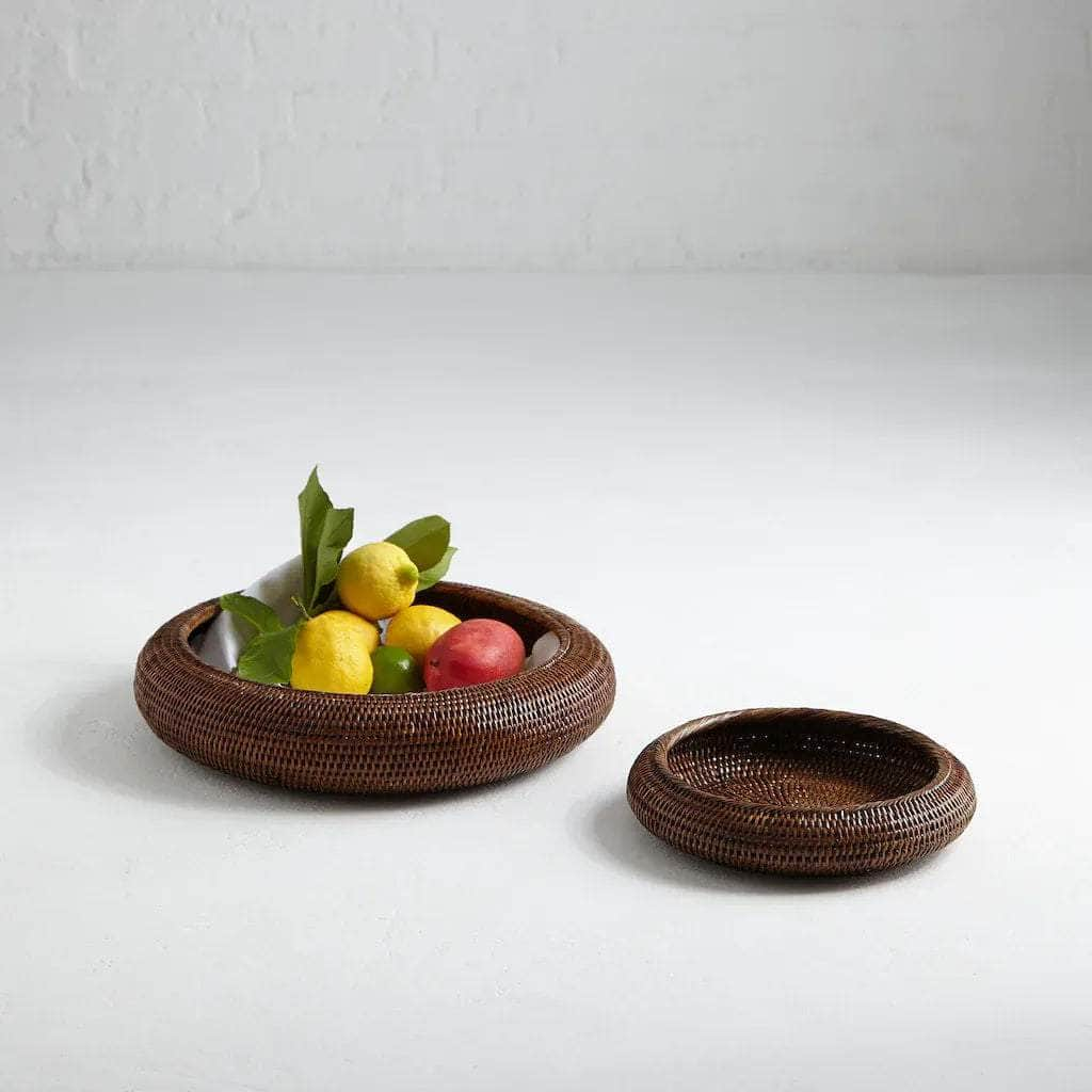 Inya Rattan Bowl | Large Brown