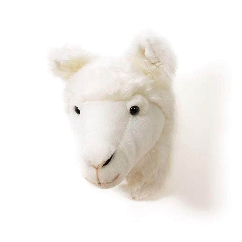 Lily the Llama Wall Mounted Plush Head