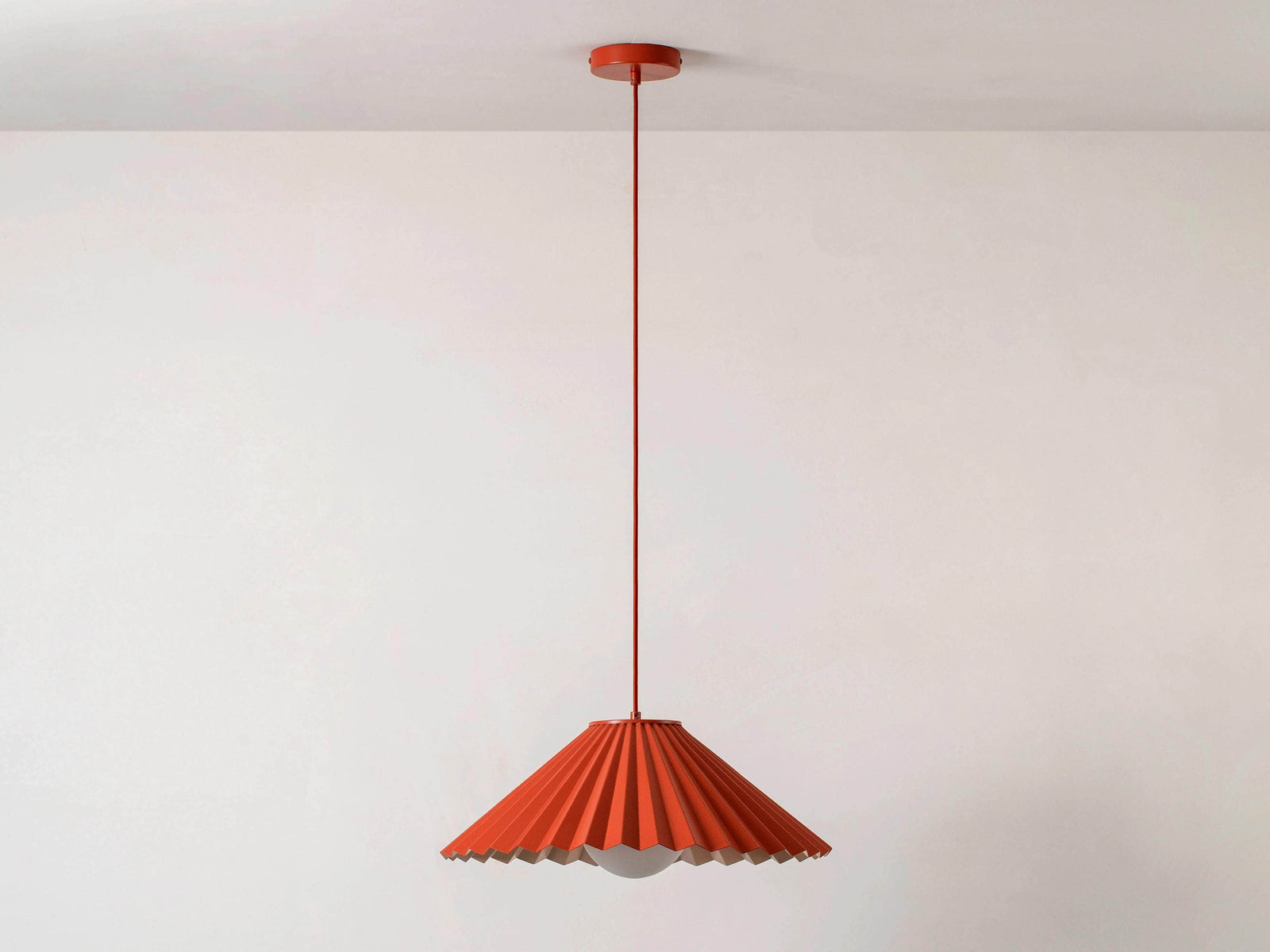 The Pleat pendant ceiling light- Houseof x Emma Gurner