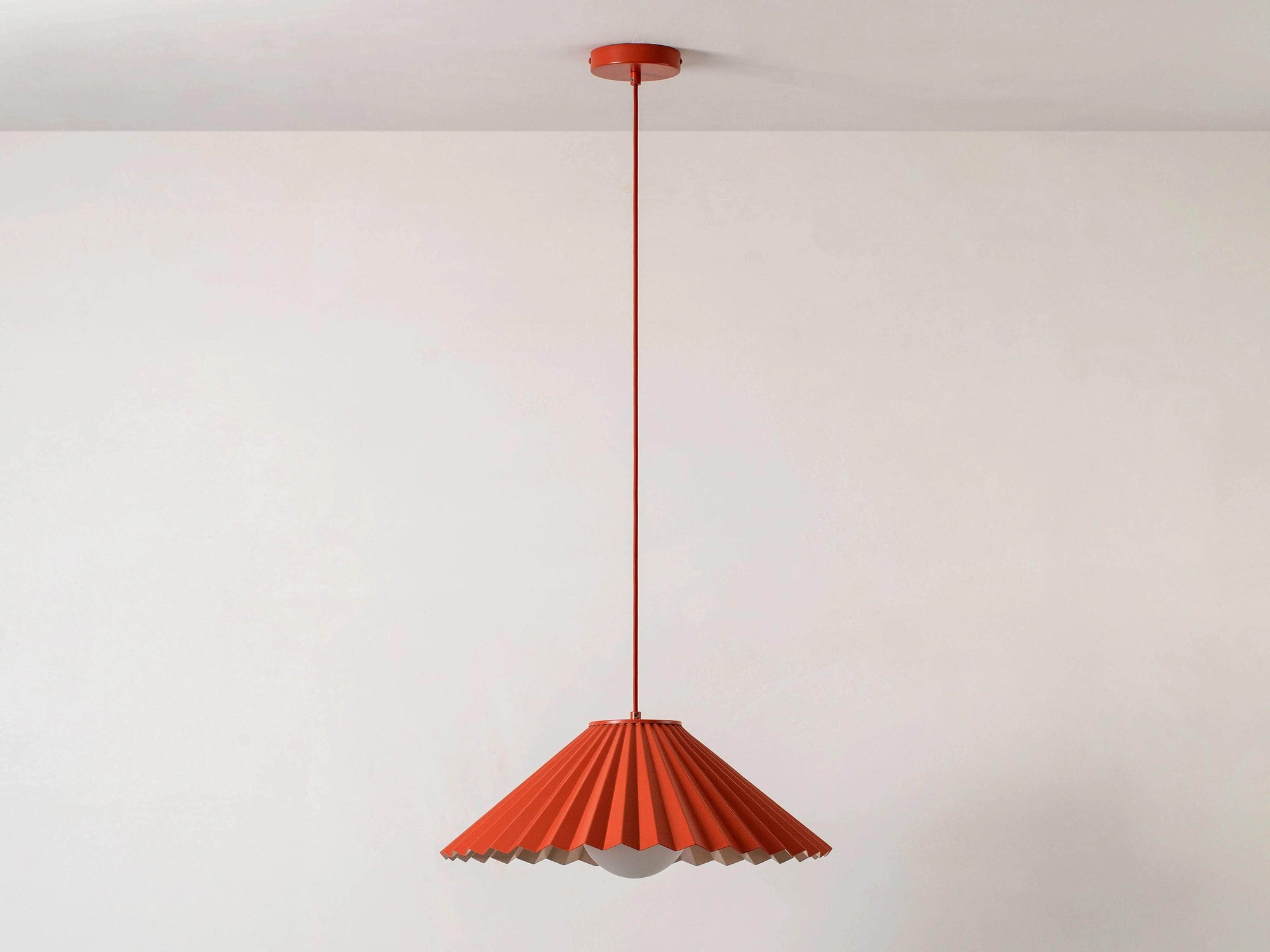 The Pleat pendant ceiling light- Houseof x Emma Gurner
