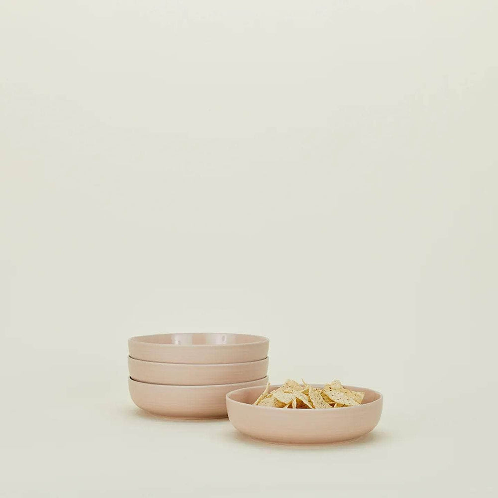 Essential Low Bowl - Set Of 4, Blush