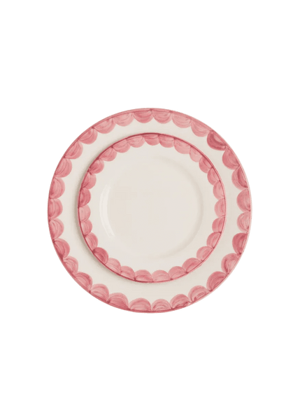 Pink Scallop Side Plate