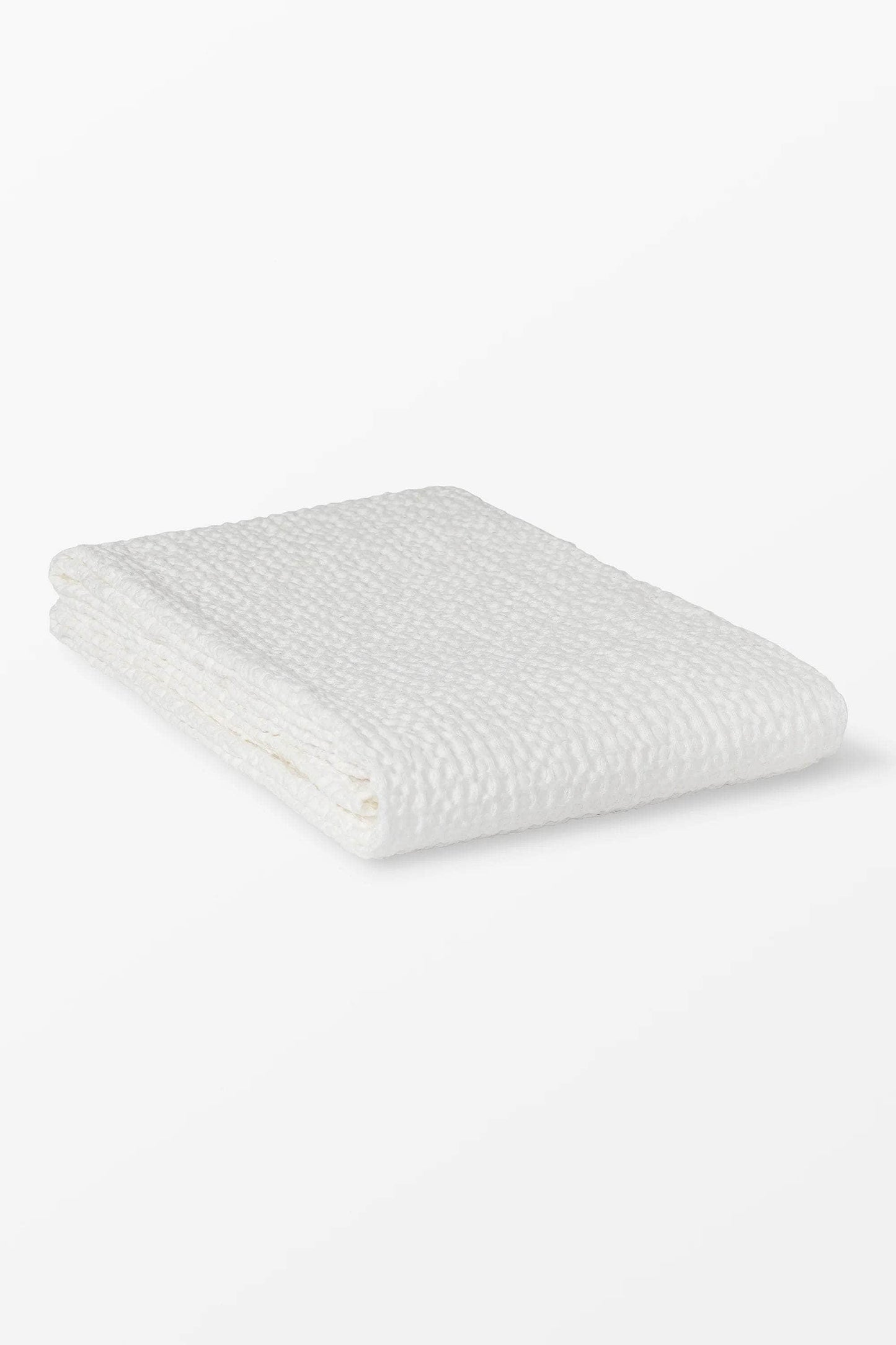 White Linen Bath Towel