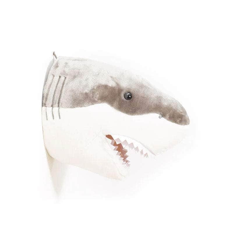 Jack the Shark Wall Mounted Plush Head
