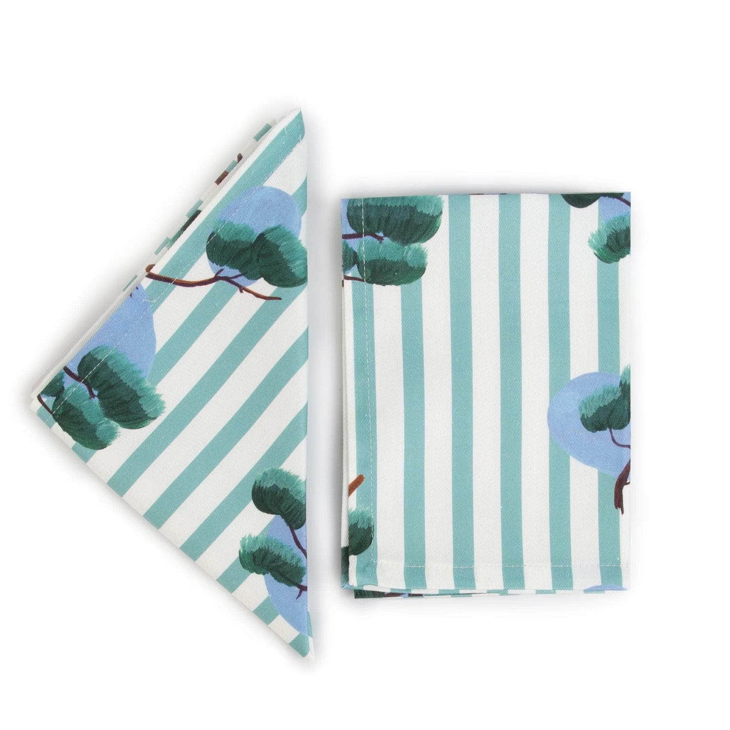 Load image into Gallery viewer, Striped Bonzai Napkins Set of 4

