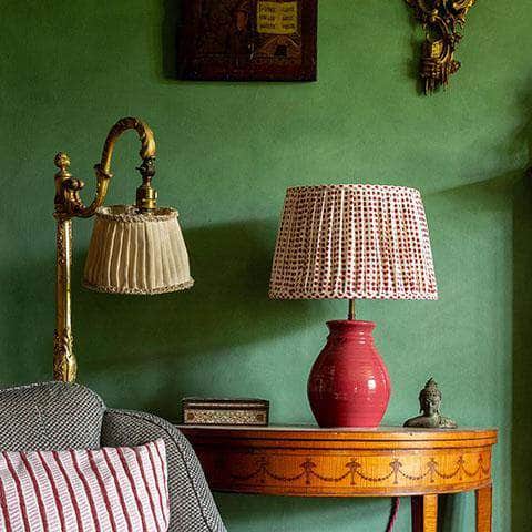 Pleated Seed Iron Large Lampshade