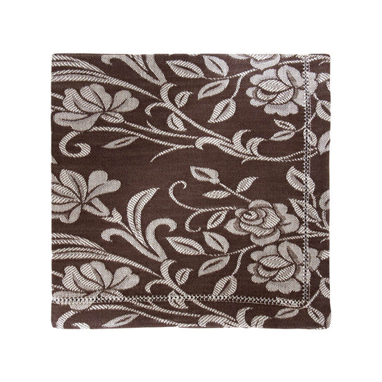 Fiori Marrone Napkins, Set of 2