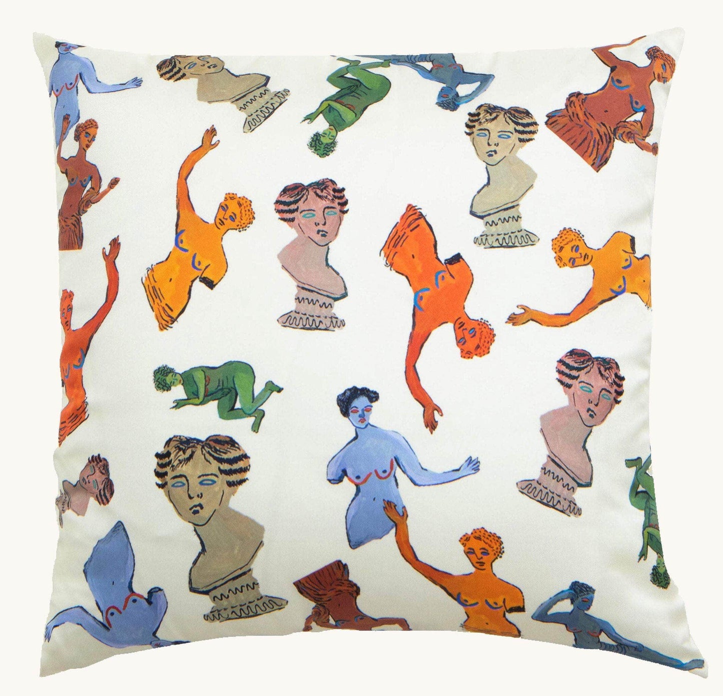 Roman Goddess Venere Silk Cushion