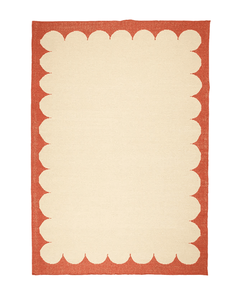 Portico Rug in Rust