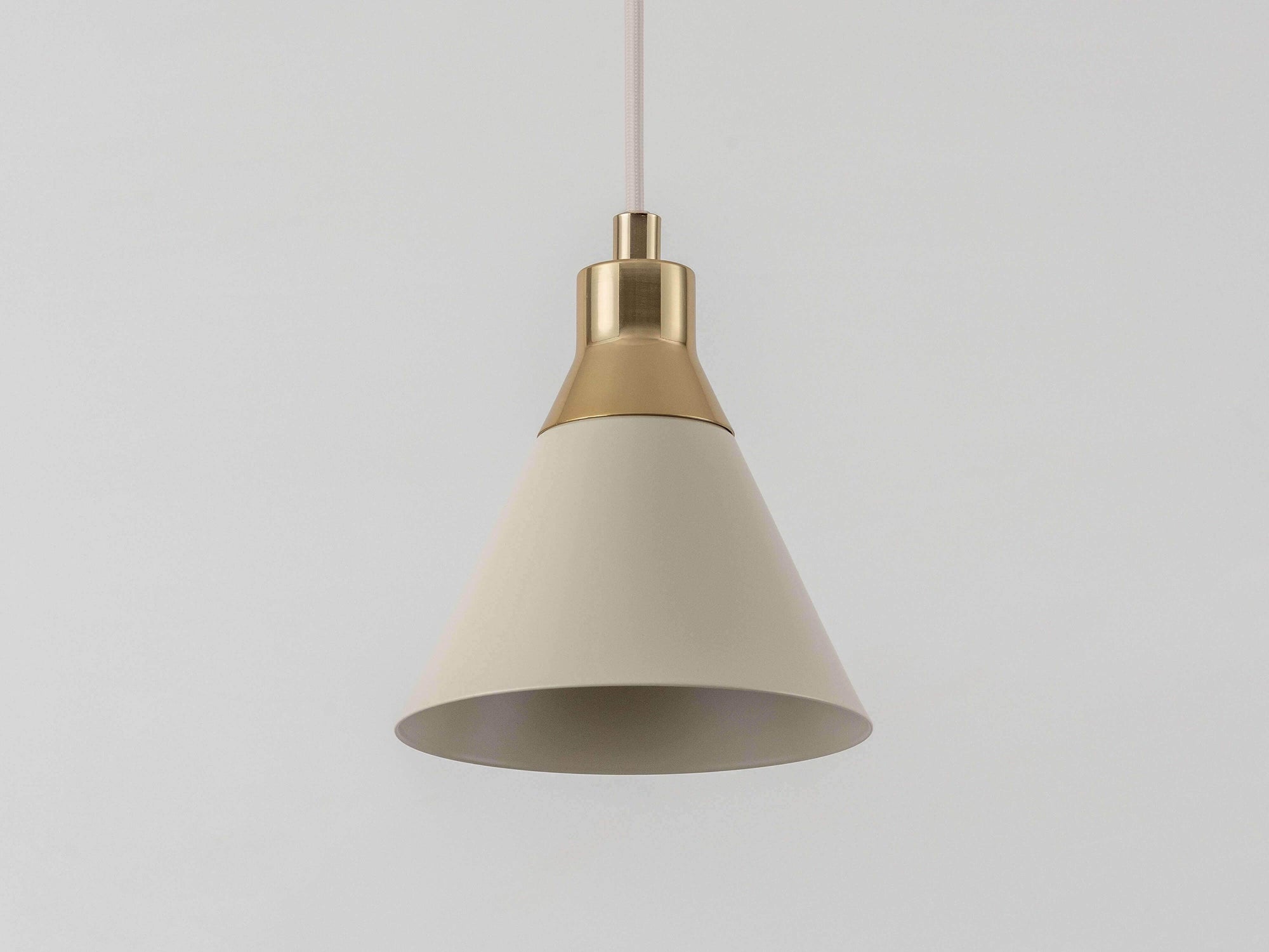 Sand cone pendant ceiling light