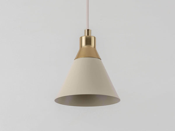 Sand cone pendant ceiling light