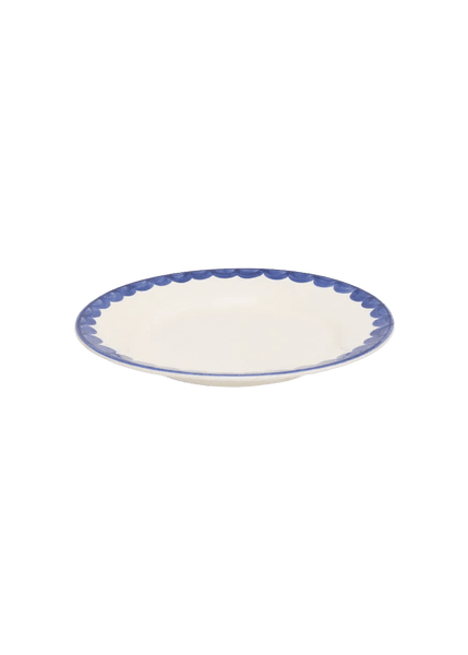Blue Scallop Side Plate