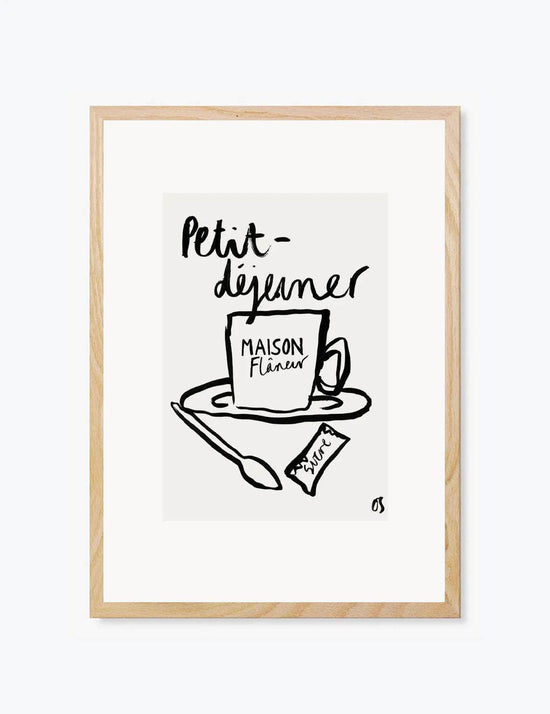 Maison Flâneur x Olivia Sewell Petit-Déjeuner | Wall Art Print